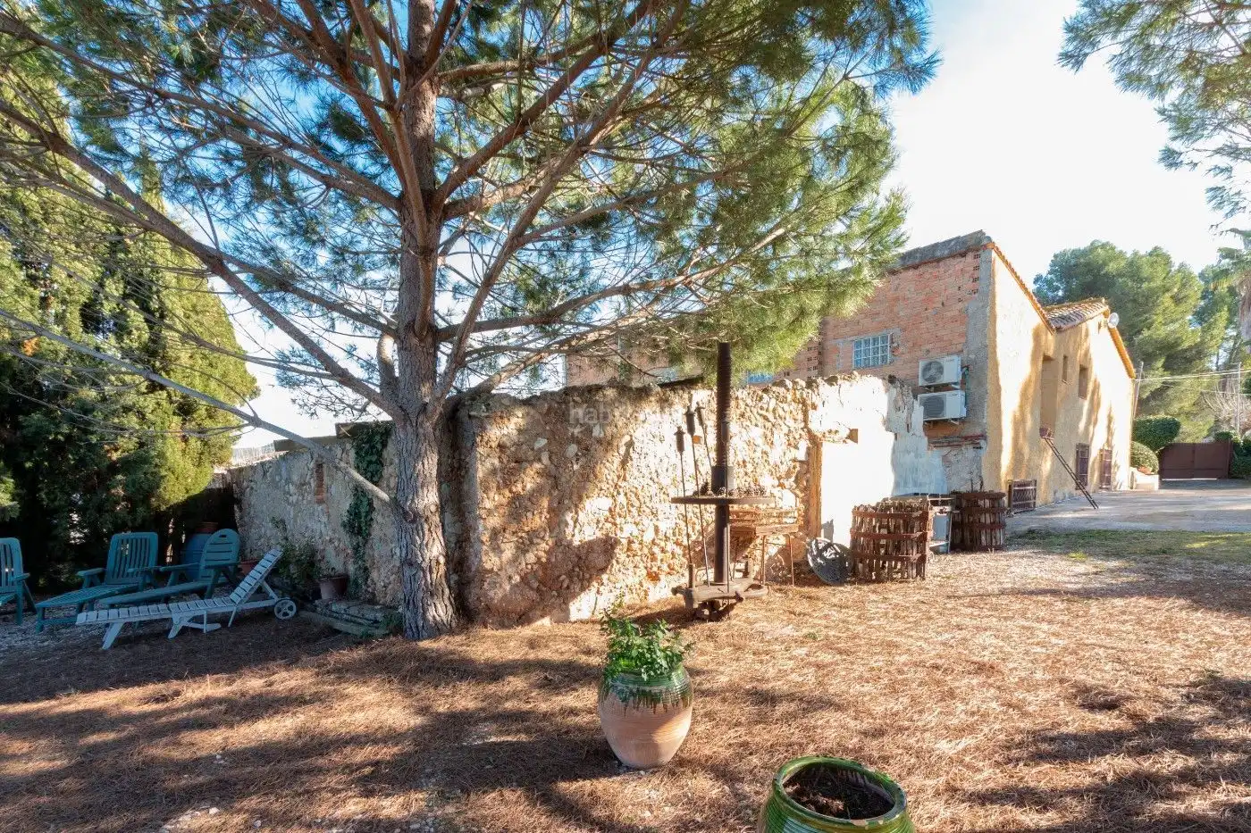 Jardí de Finca rústica en venda en Subirats amb Aire condicionat, Calefacció i Jardí privat