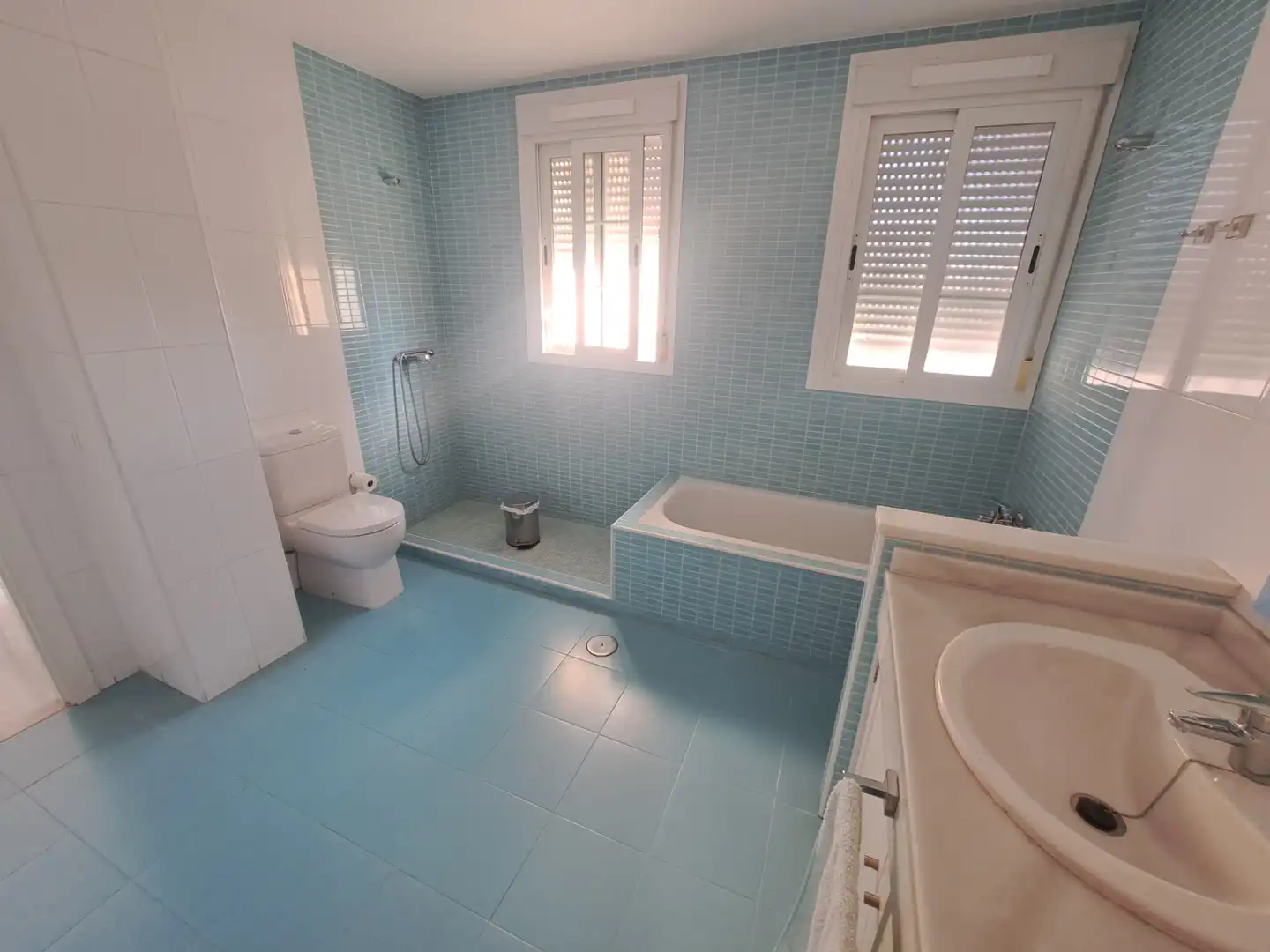 Bany de Casa o xalet en venda en Dos Hermanas amb Aire condicionat, Jardí privat i Terrassa