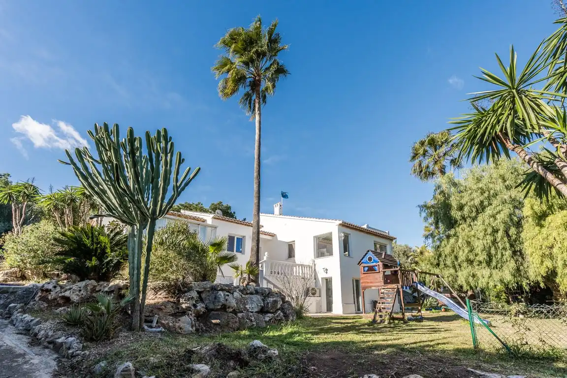 Vista exterior de Casa o chalet en venta en Jávea / Xàbia con Aire acondicionado, Jardín privado y Terraza