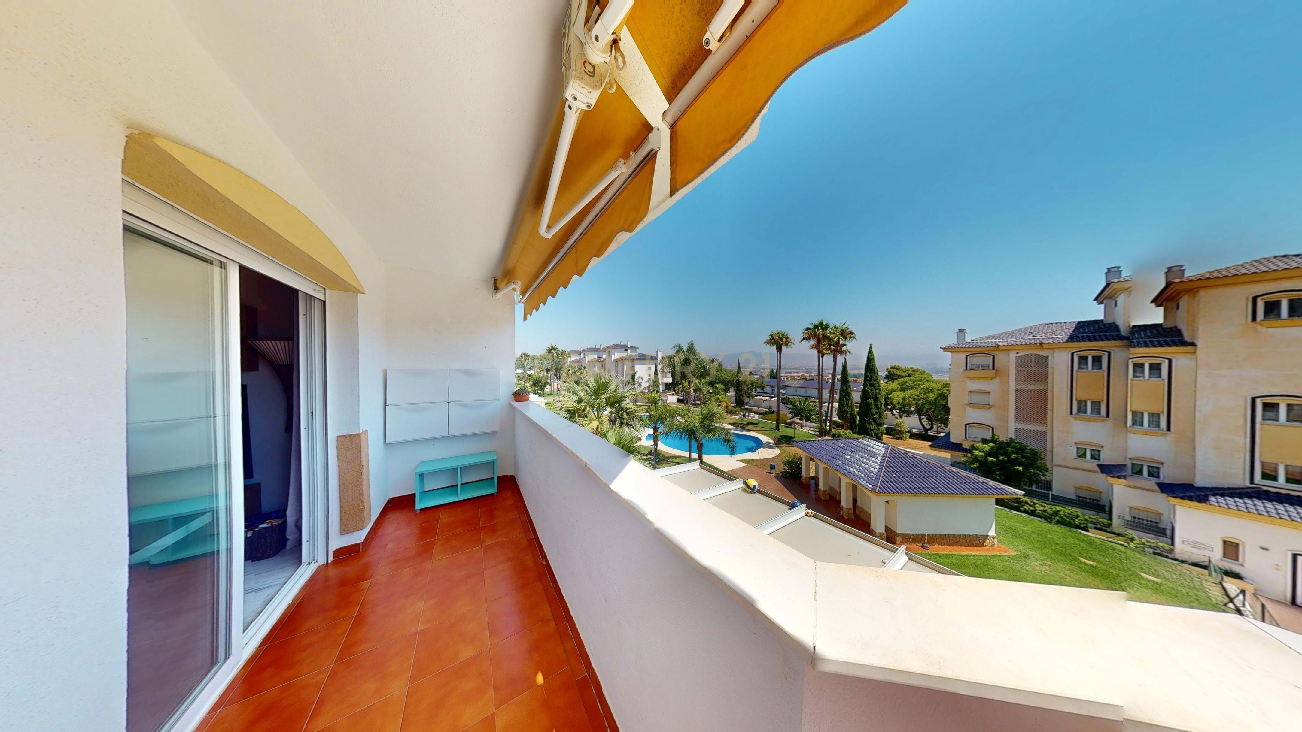 Bedroom of Flat for sale in Málaga Capital  with Air Conditioner, Terrace and Swimming Pool