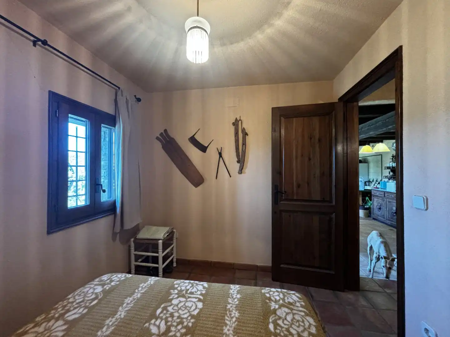 Bedroom of Country homes for sale in Sant Aniol de Finestres  with Terrace and Swimming Pool