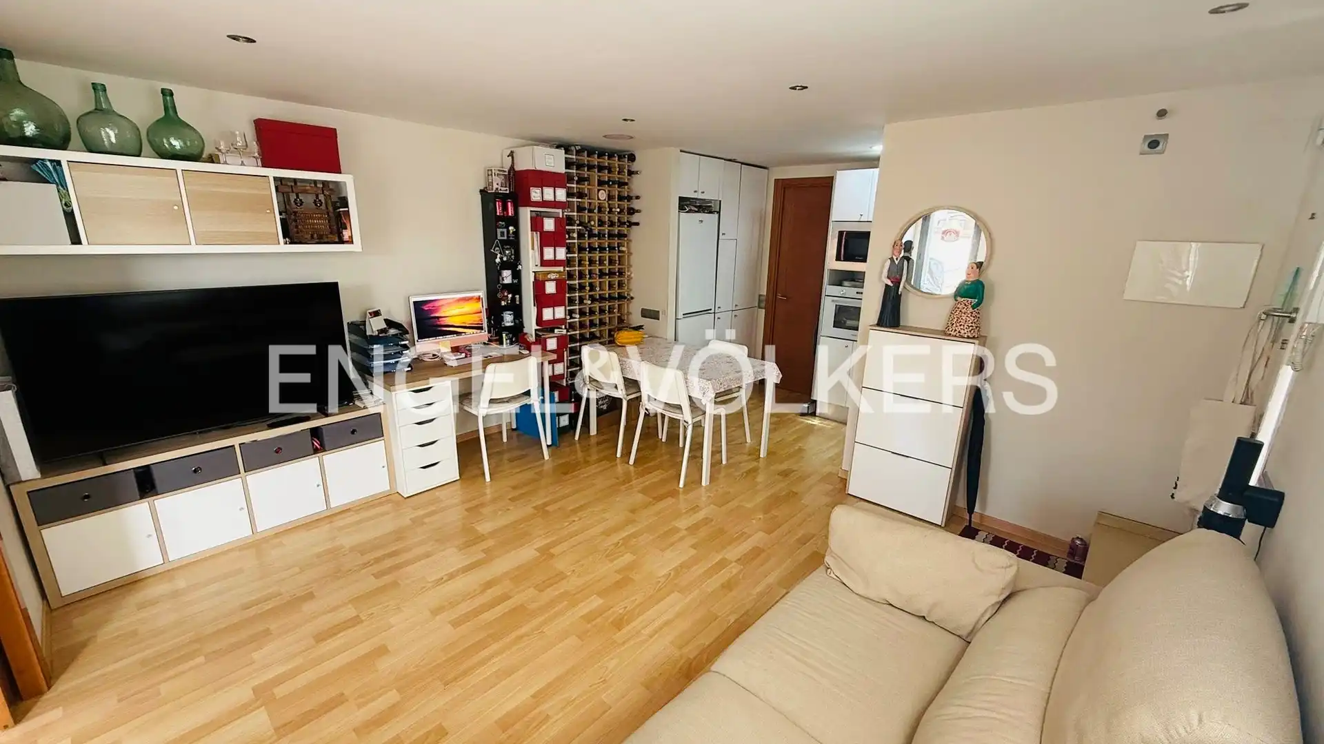 Sala de estar de Ático en venta en Alella con Aire acondicionado, Calefacción y Parquet