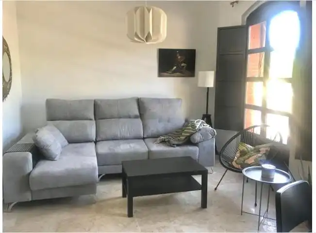 Sala de estar de Piso de alquiler en Sevilla con Aire acondicionado y Amueblado