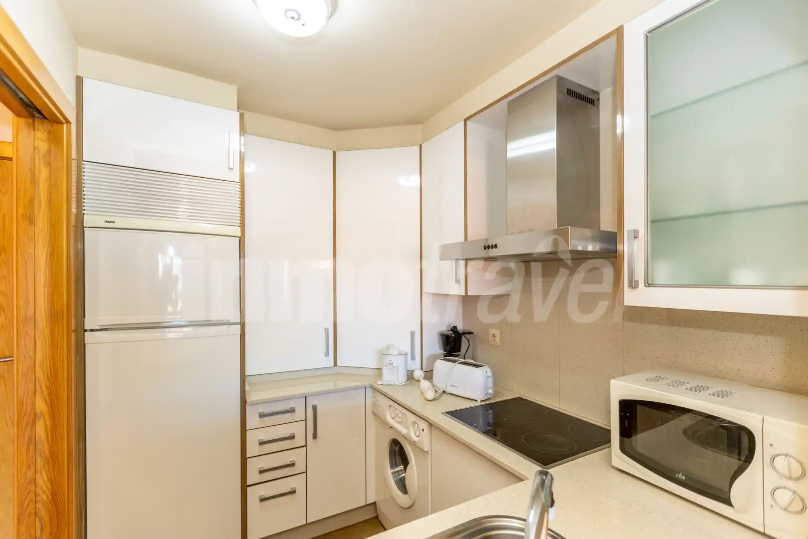 Cuina de Apartament en venda en Sanxenxo amb Calefacció, Parquet i Terrassa