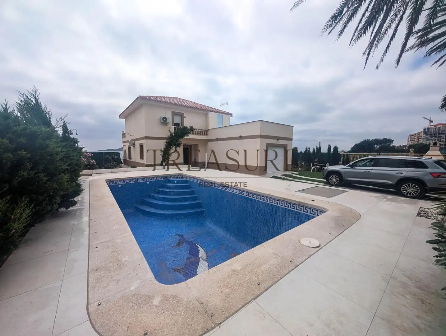 Exterior view of Houses for sale in La Manga del Mar Menor  with Air Conditioner, Private garden and Terrace