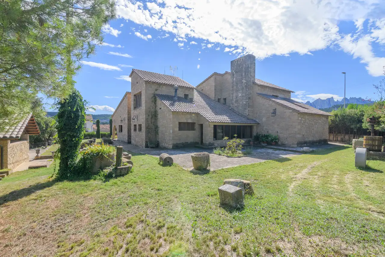 Exterior view of Houses for sale in Sant Vicenç de Castellet  with Heating, Private garden and Terrace