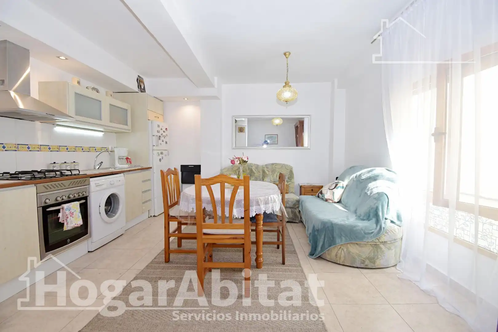 Sala de estar de Ático en venta en Oliva pueblo