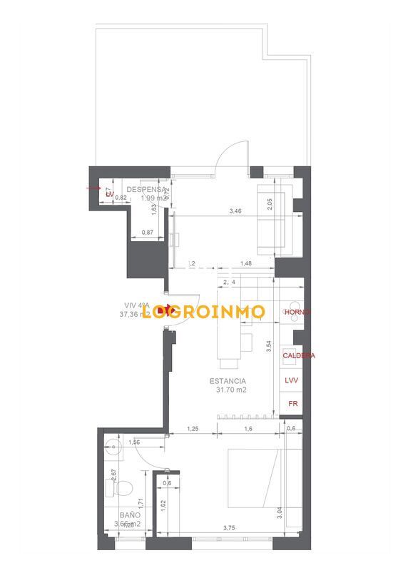 Àtic en venda en Alberite amb Aire condicionat, Calefacció i Parquet