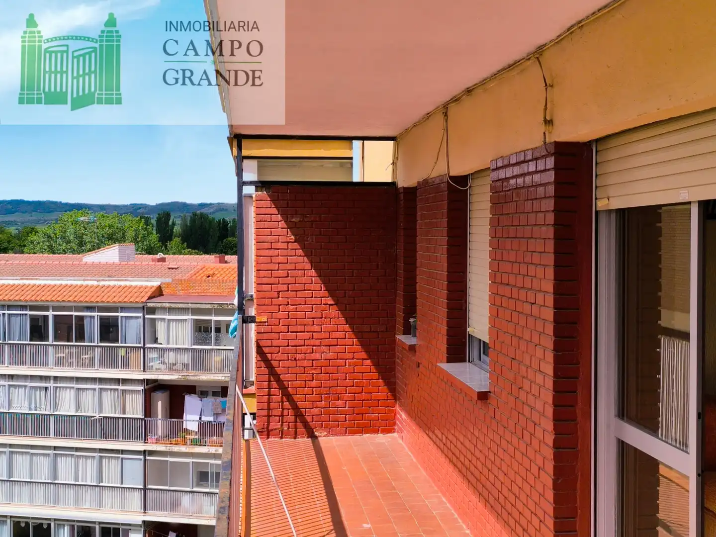 Balcony of Flat for sale in Palencia  with Heating, Parquet flooring and Terrace