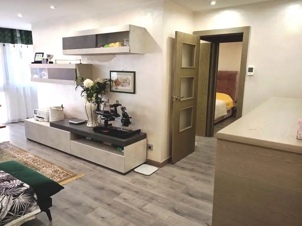 Living room of Flat for sale in Barcelona  with Heating, Furnished and Oven