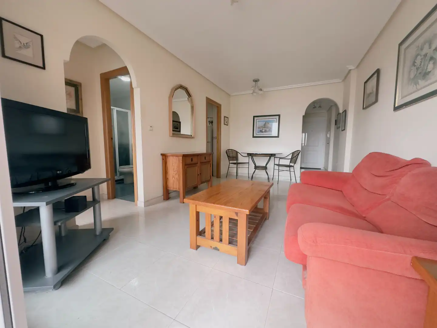 Sala de estar de Apartamento en venta en Elche / Elx con Aire acondicionado, Terraza y Amueblado