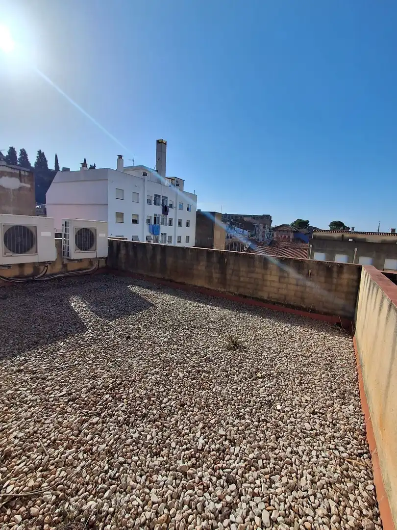 Terrassa de Casa adosada en venda en Tortosa amb Aire condicionat, Calefacció i Jardí privat