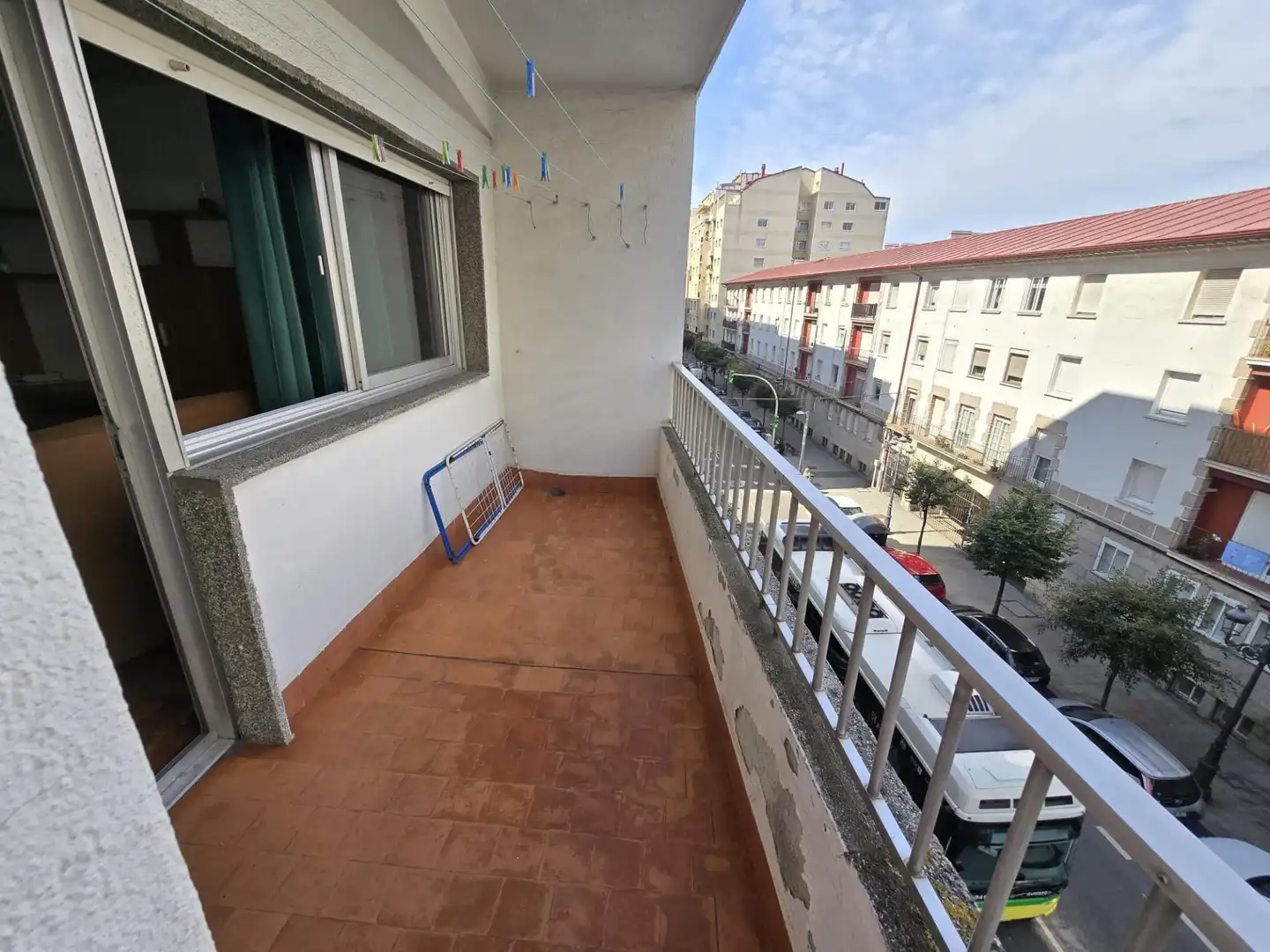 Balcony of Flat for rent in Vigo   with Parquet flooring, Furnished and Balcony