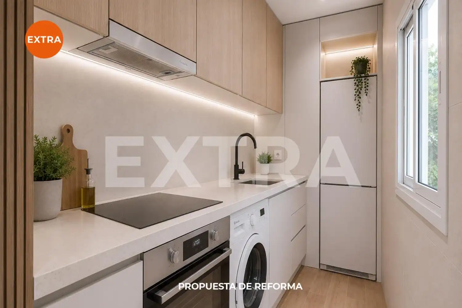 Cocina de Piso en venta en Madrid con Aire acondicionado, Calefacción y Balcón