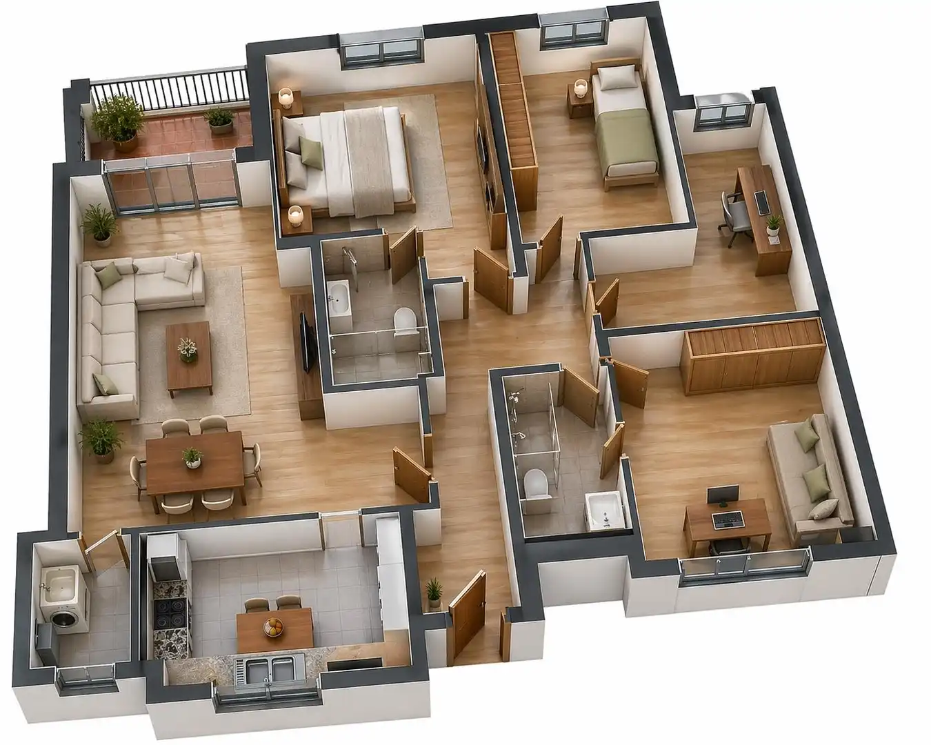 Flat for rent in Calle Calle Agustina de Aragón, L'Hort de Senabre