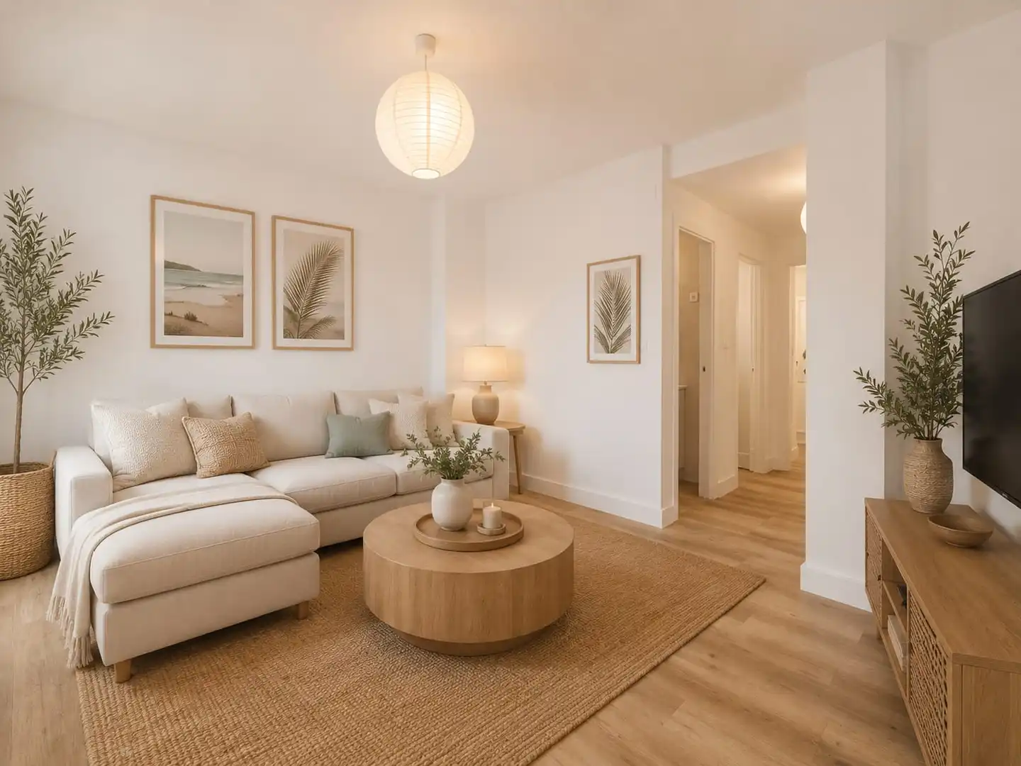 Sala de estar de Piso en venta en Torrevieja con Aire acondicionado, Calefacción y Amueblado