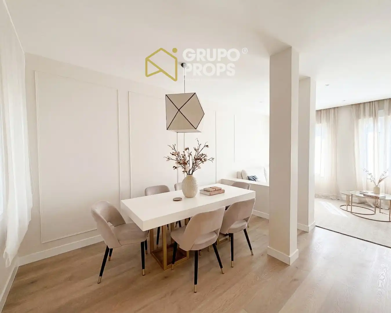 Esszimmer von Wohnung zum Verkauf in Madrid mit Klimaanlage und Heizung