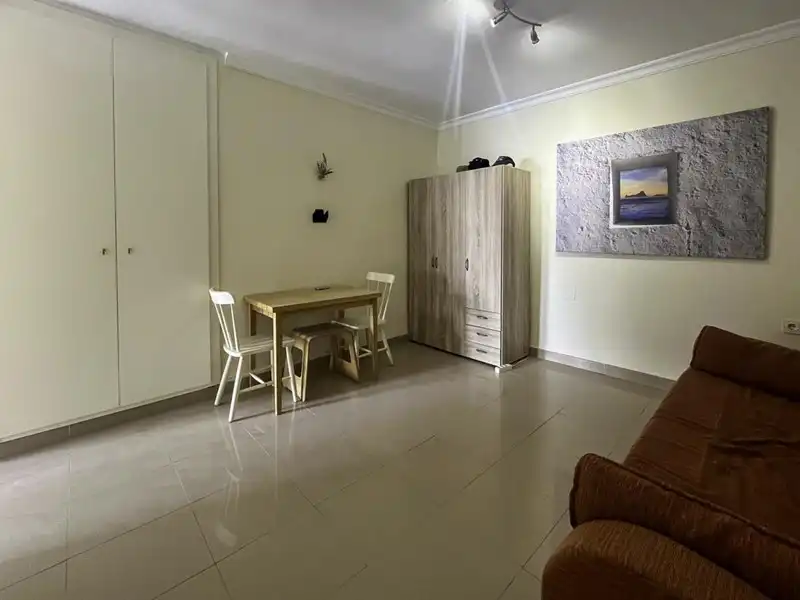 Sala d'estar de Estudi en venda en Torrenueva Costa amb Aire condicionat, Moblat i Balcó