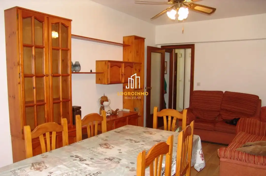 Dining room of Flat for sale in  Logroño  with Heating, Terrace and Balcony