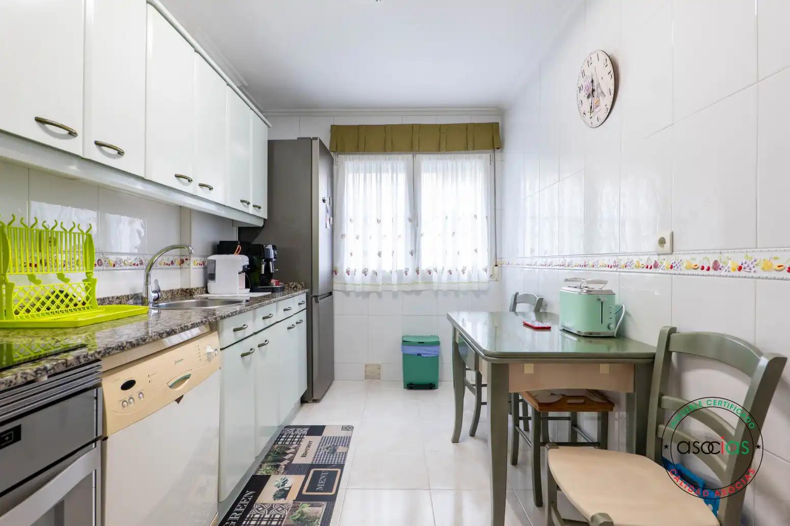 Kitchen of Flat for sale in Gijón   with Heating and Parquet flooring