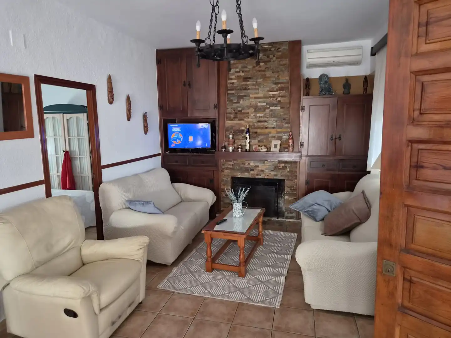 Sala de estar de Casa o chalet en venta en Almendralejo con Aire acondicionado, Calefacción y Jardín privado