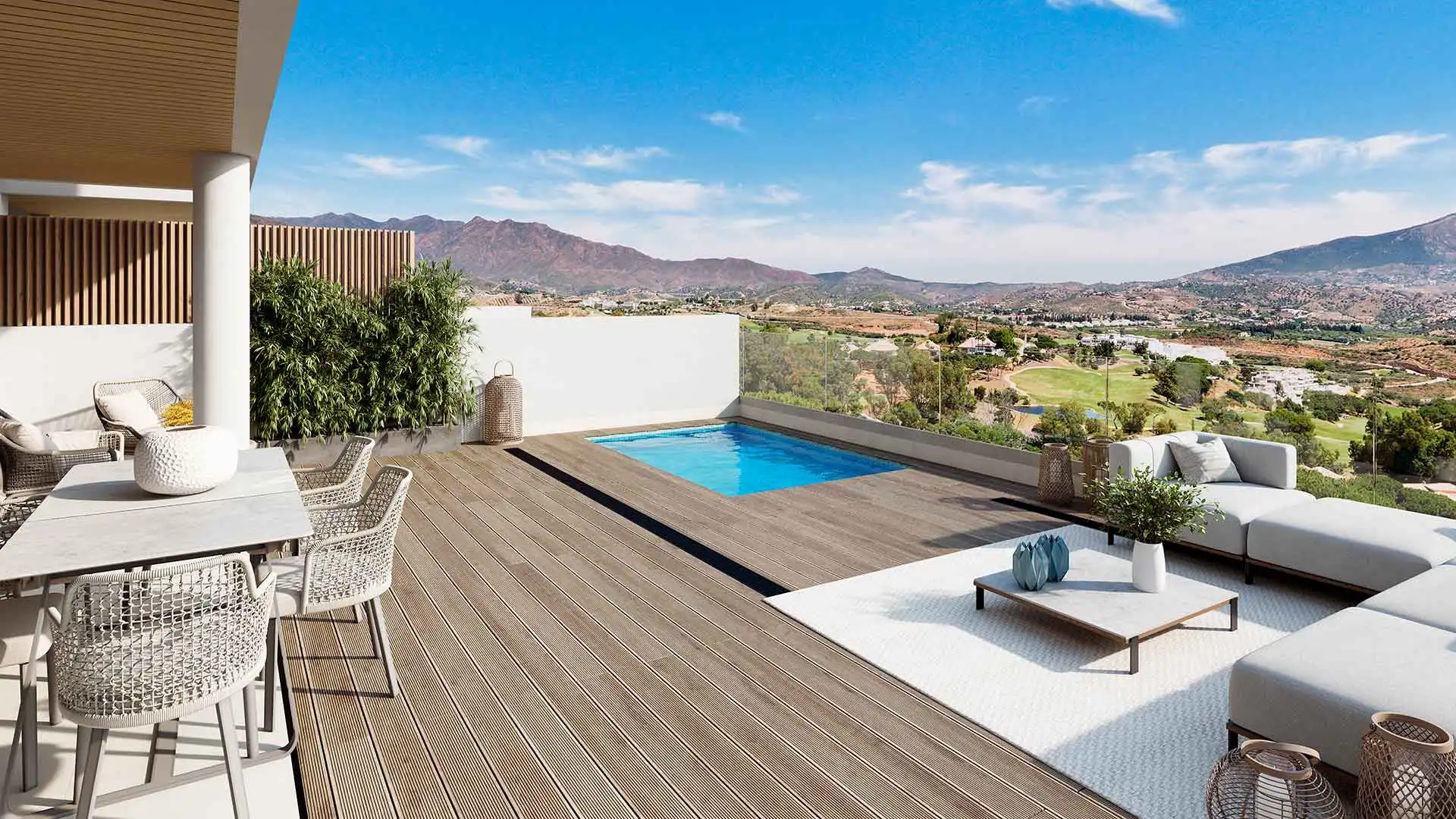 Ático con piscina en venta en La Cala Golf - Lagar Martell