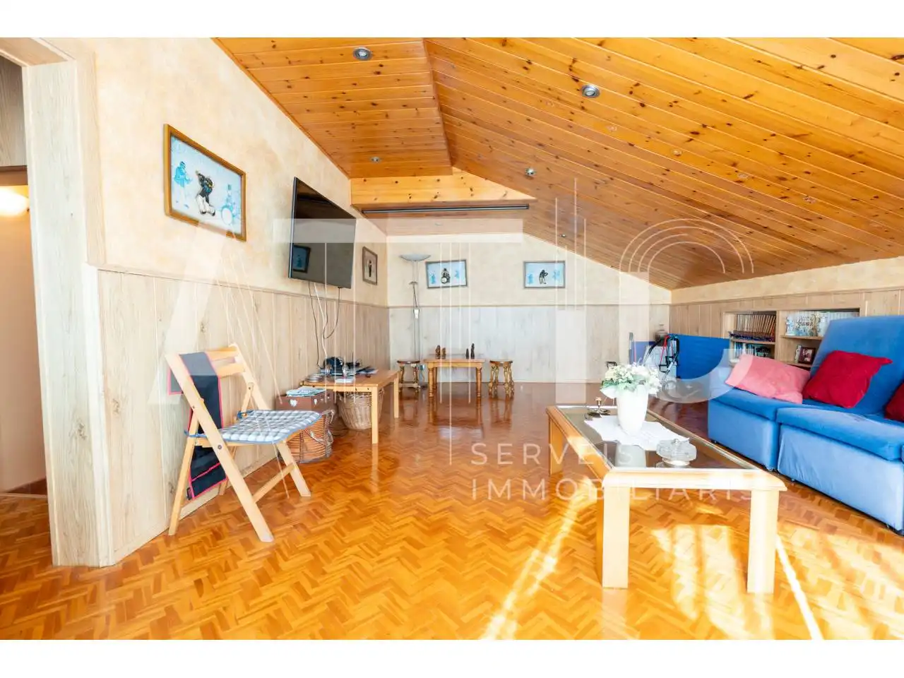 Sala d'estar de Casa o xalet en venda en Castellar del Vallès amb Aire condicionat, Calefacció i Terrassa