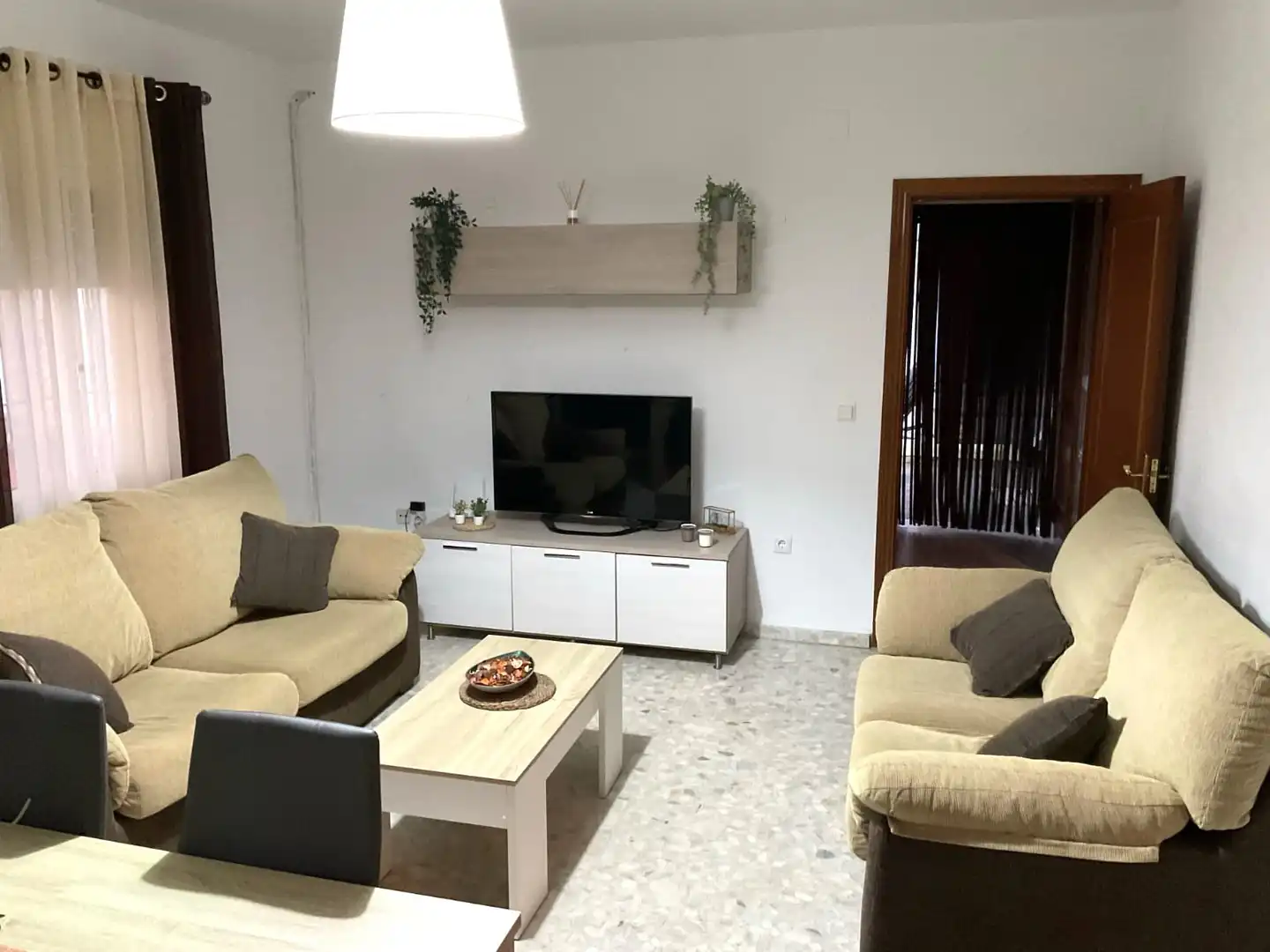 Living room of Houses for rent in Sanlúcar de Barrameda  with Air Conditioner, Heating and Swimming Pool