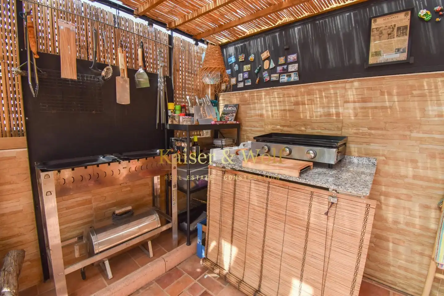 Cocina de Piso en venta en Santa Pola con Aire acondicionado, Jardín privado y Terraza