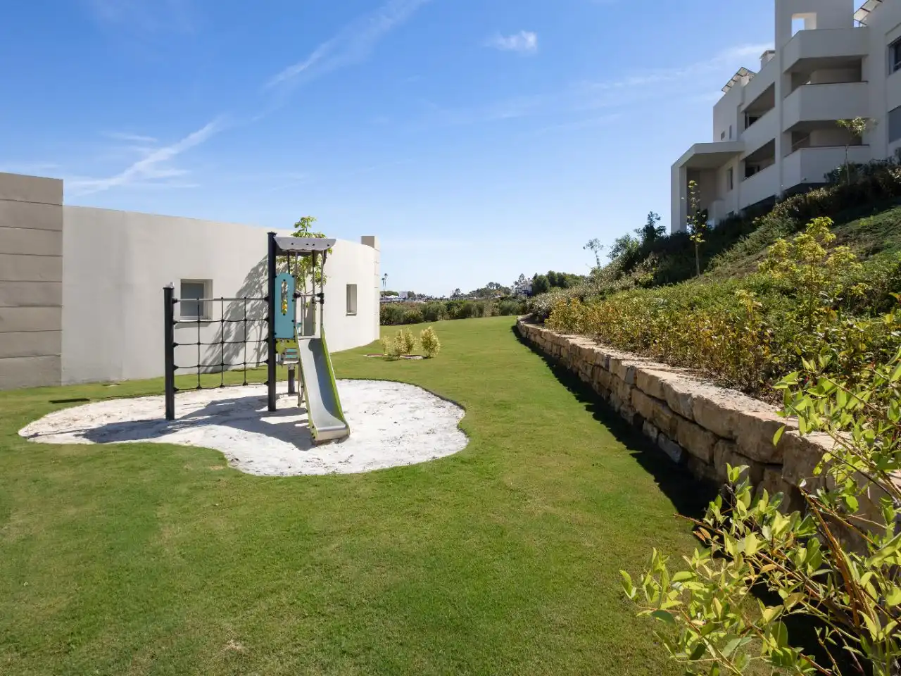 Jardín de Apartamento en venta en Mijas con Aire acondicionado, Terraza y Balcón