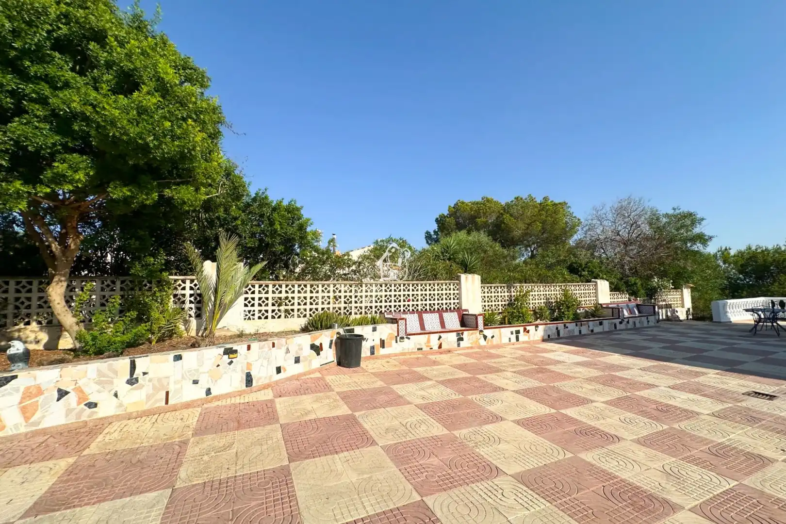 Terrasse von Country house zur Miete in Pilar de la Horadada mit Privatgarten, Terrasse und Abstellraum