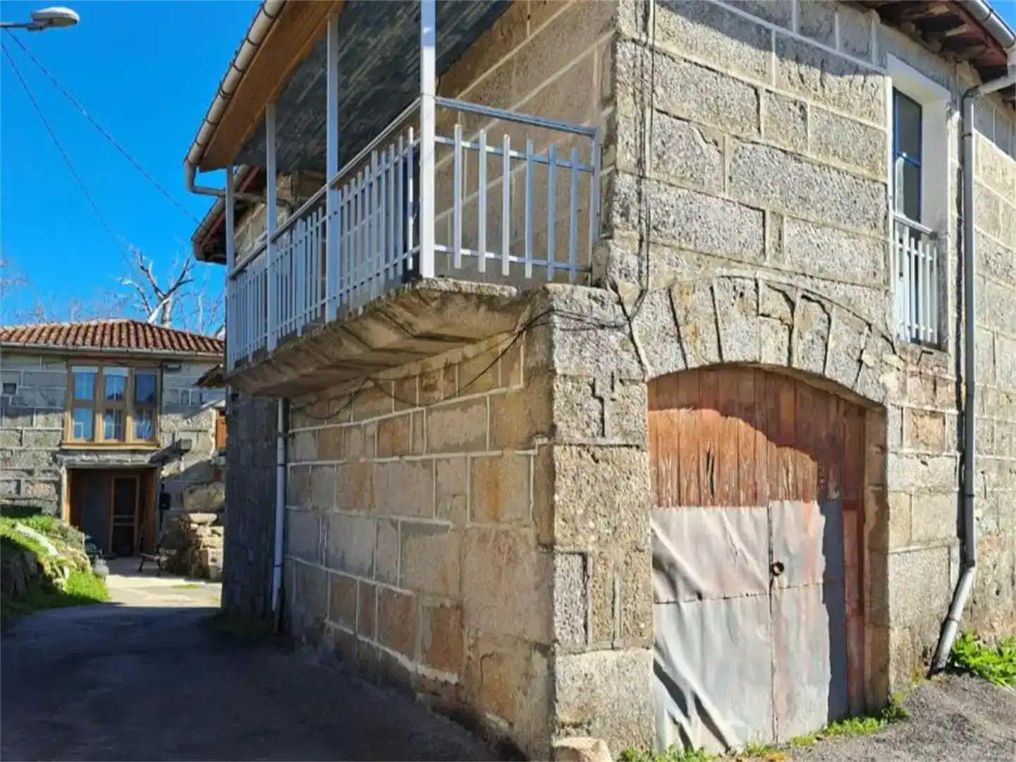 Vista exterior de Casa o xalet en venda en Baños de Molgas amb Balcó