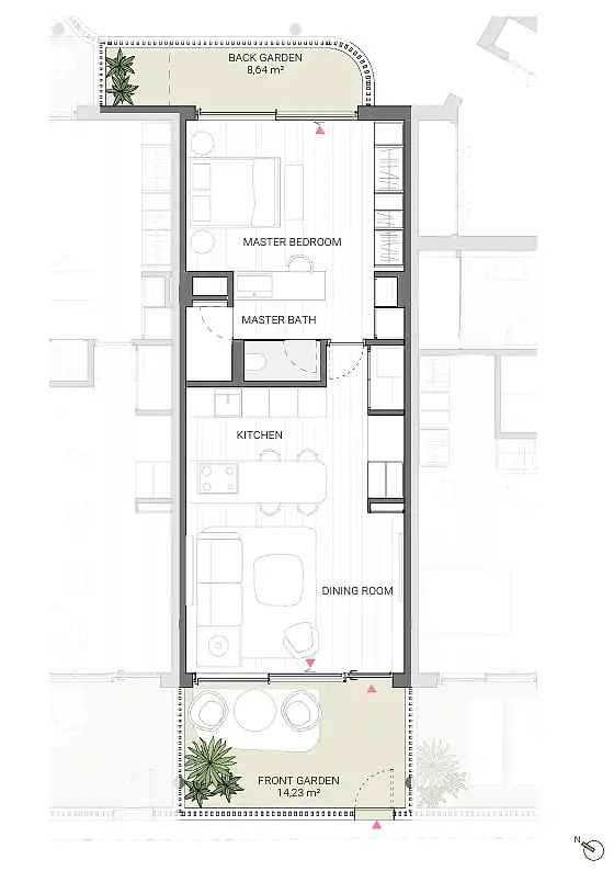 Apartament amb jardí en venda a Los Pacos, imagen 30