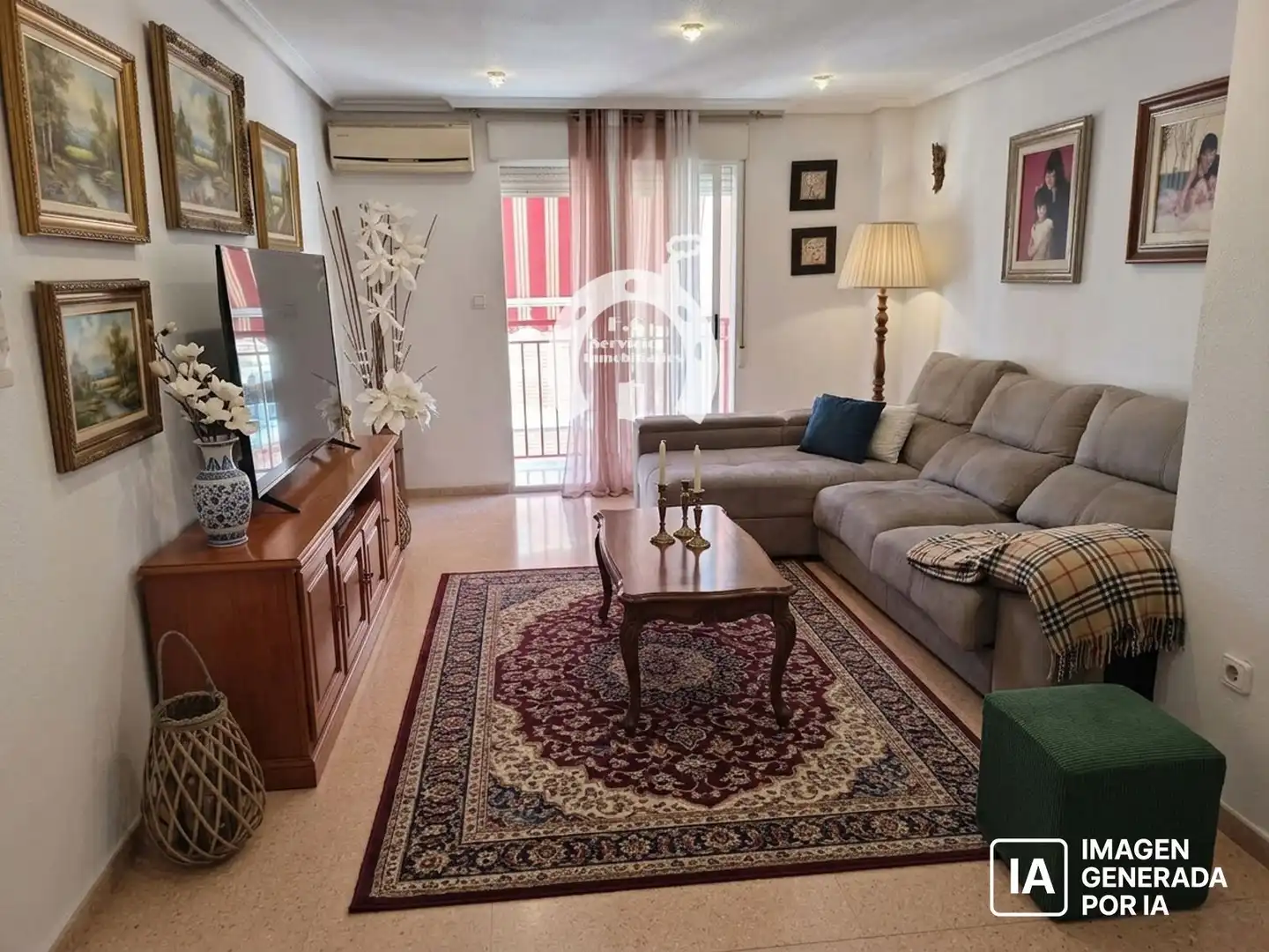 Sala de estar de Piso en venta en Elche / Elx con Aire acondicionado