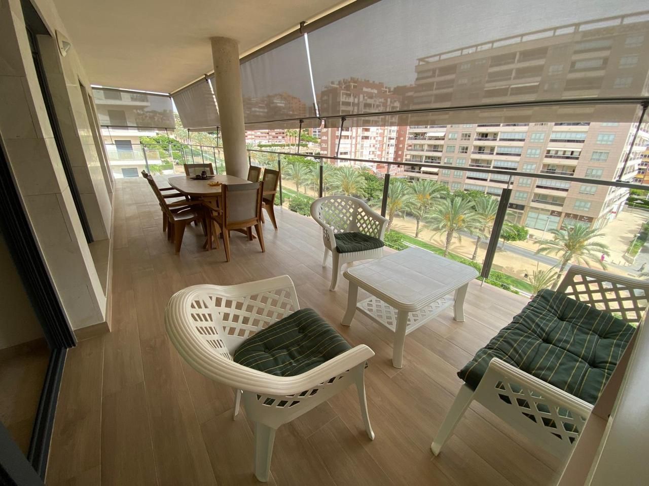 Terrace of Flat for sale in Villajoyosa / La Vila Joiosa  with Air Conditioner, Terrace and Furnished