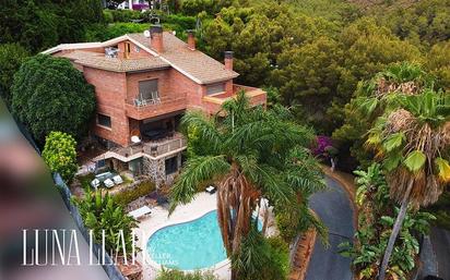 Exterior view of House or chalet for sale in Castelldefels  with Air Conditioner, Heating and Private garden