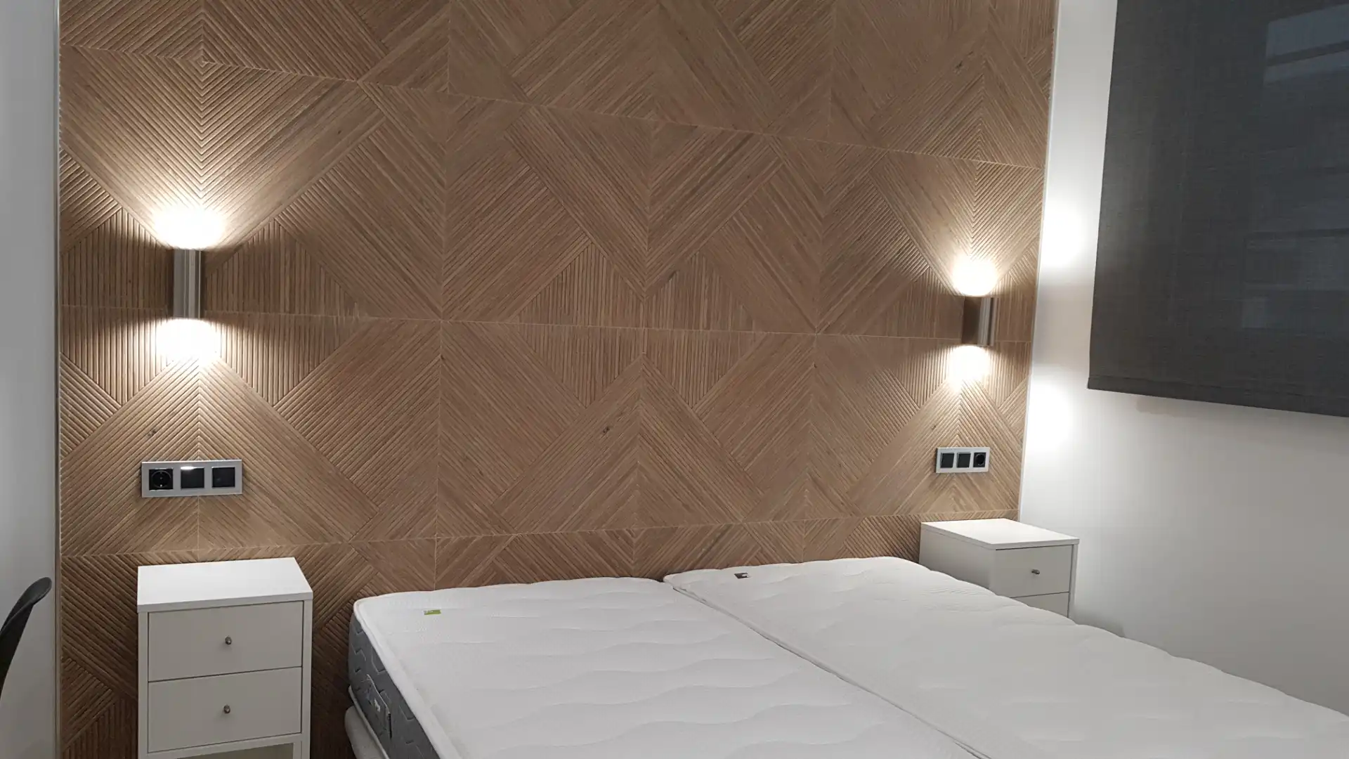 Dormitori de Apartament de lloguer en Málaga amb Aire condicionat, Calefacció i Moblat