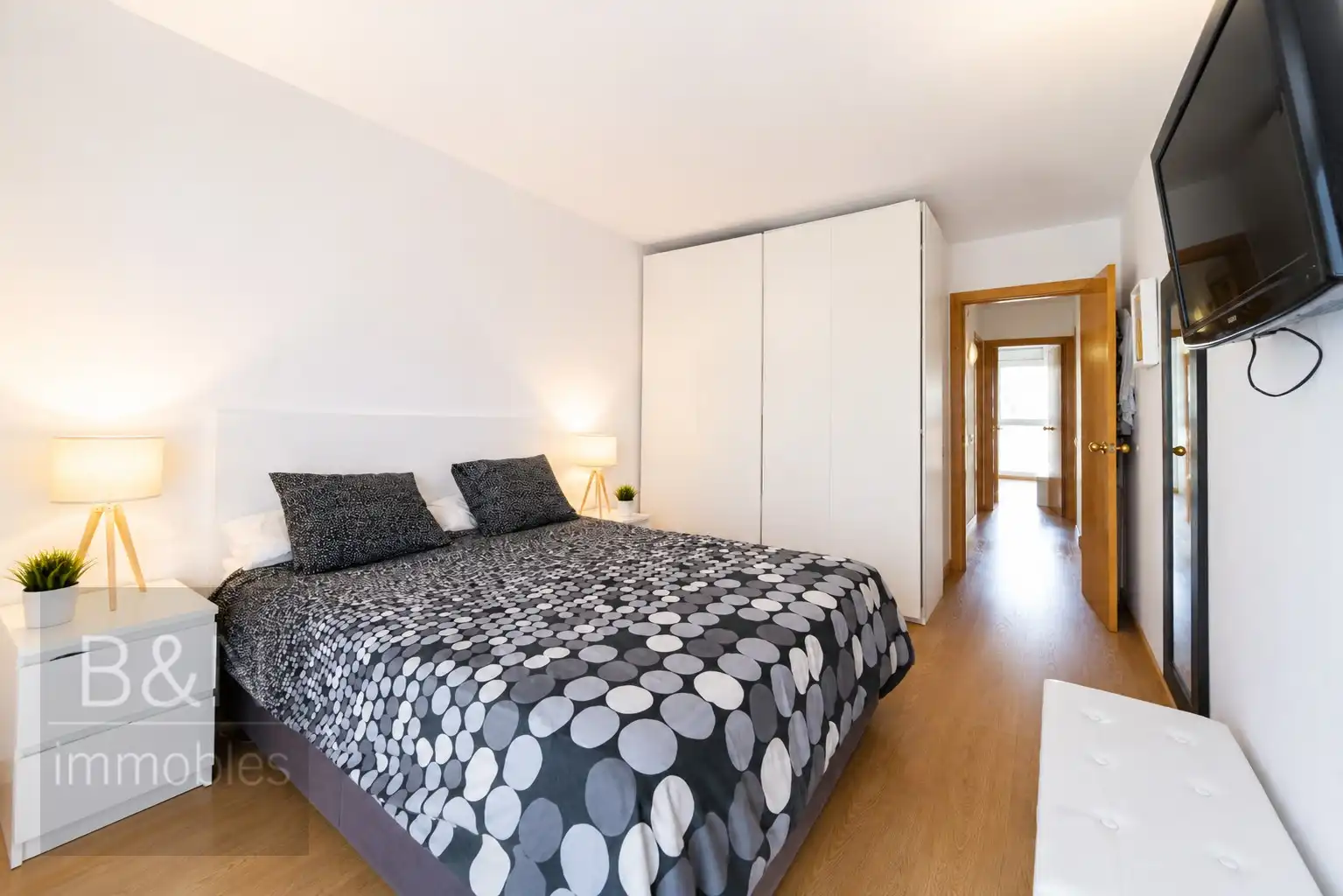 Bedroom of Flat for sale in Terrassa  with Air Conditioner, Heating and Balcony