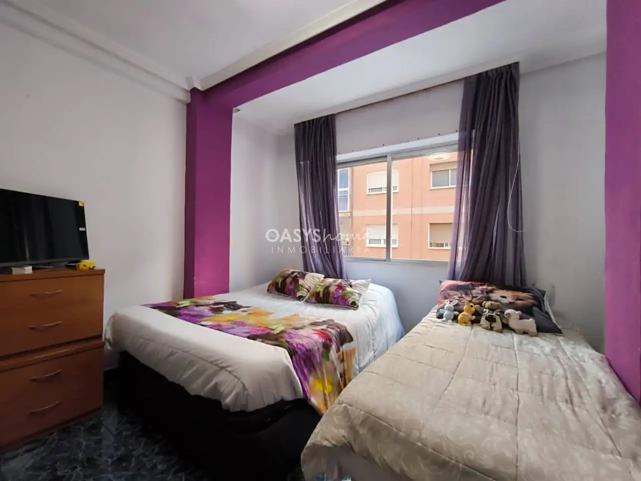 Schlafzimmer von Wohnung zum Verkauf in Cartagena mit Klimaanlage, Heizung und Balkon