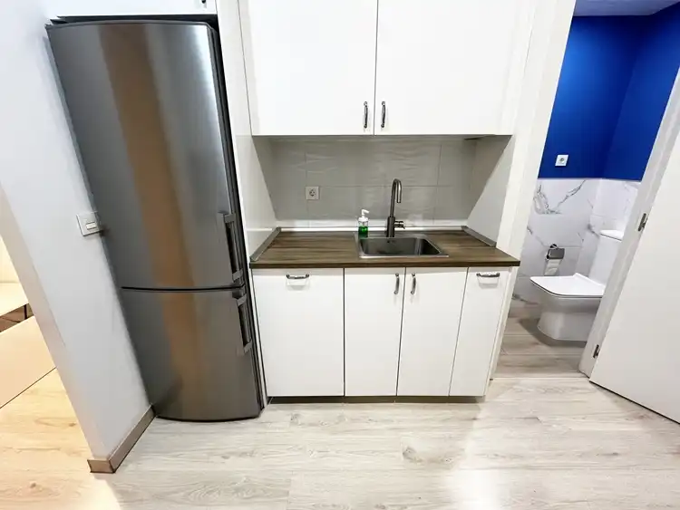 Kitchen of Flat for rent in Madrid  with Air Conditioner, Heating and Parquet flooring