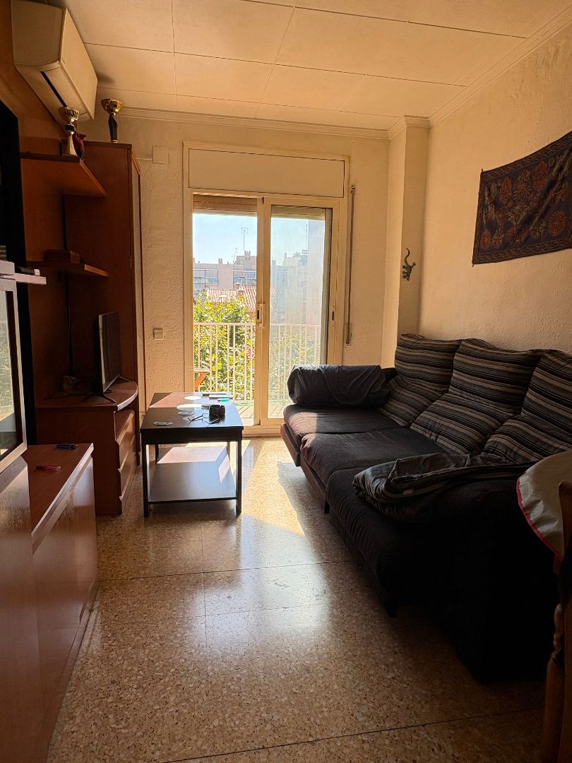 Bedroom of Flat for sale in Badalona  with Air Conditioner, Heating and Furnished