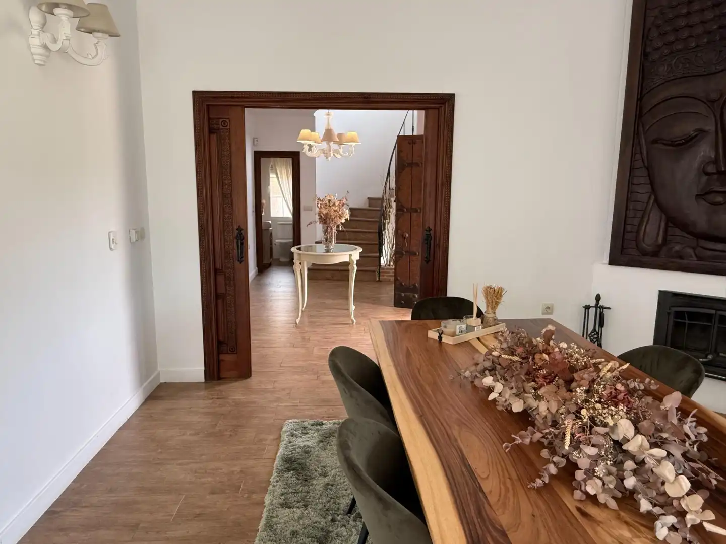 Comedor de Casa o chalet en venta en San Vicente del Raspeig / Sant Vicent del Raspeig con Aire acondicionado, Jardín privado y Terraza