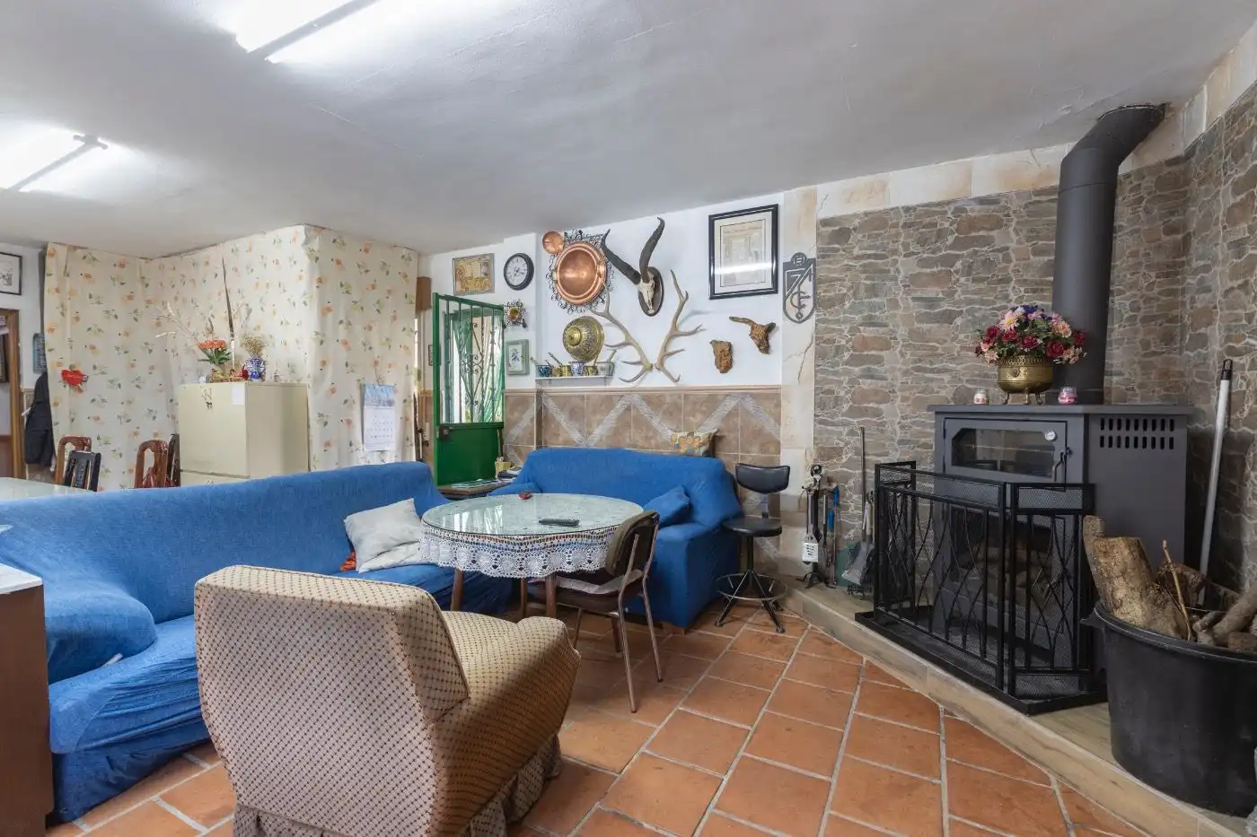 Wohnzimmer von Haus oder Chalet zum Verkauf in Víznar mit Klimaanlage, Heizung und Privatgarten