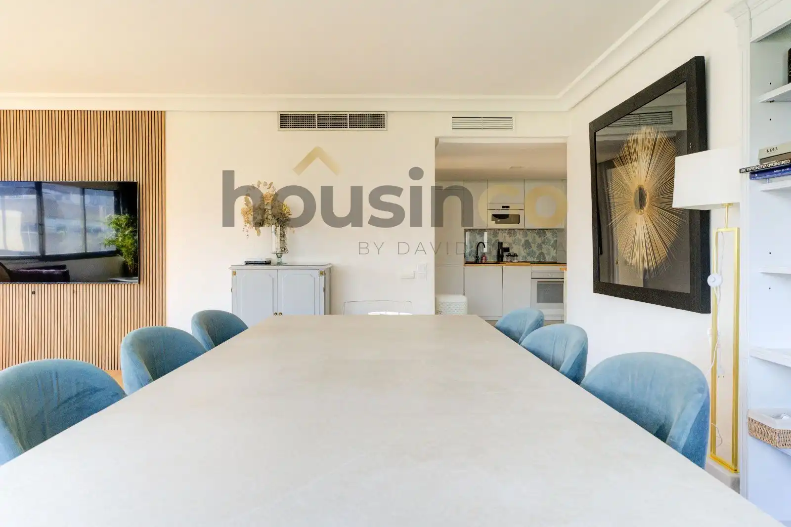Comedor de Piso de alquiler en Madrid con Aire acondicionado, Calefacción y Amueblado
