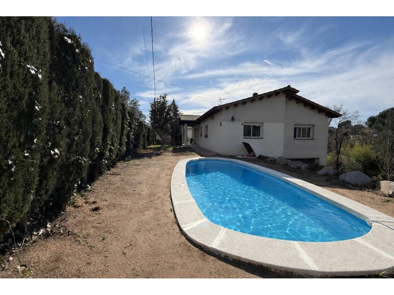 Swimming pool of House or chalet for sale in Riells i Viabrea  with Heating, Private garden and Terrace