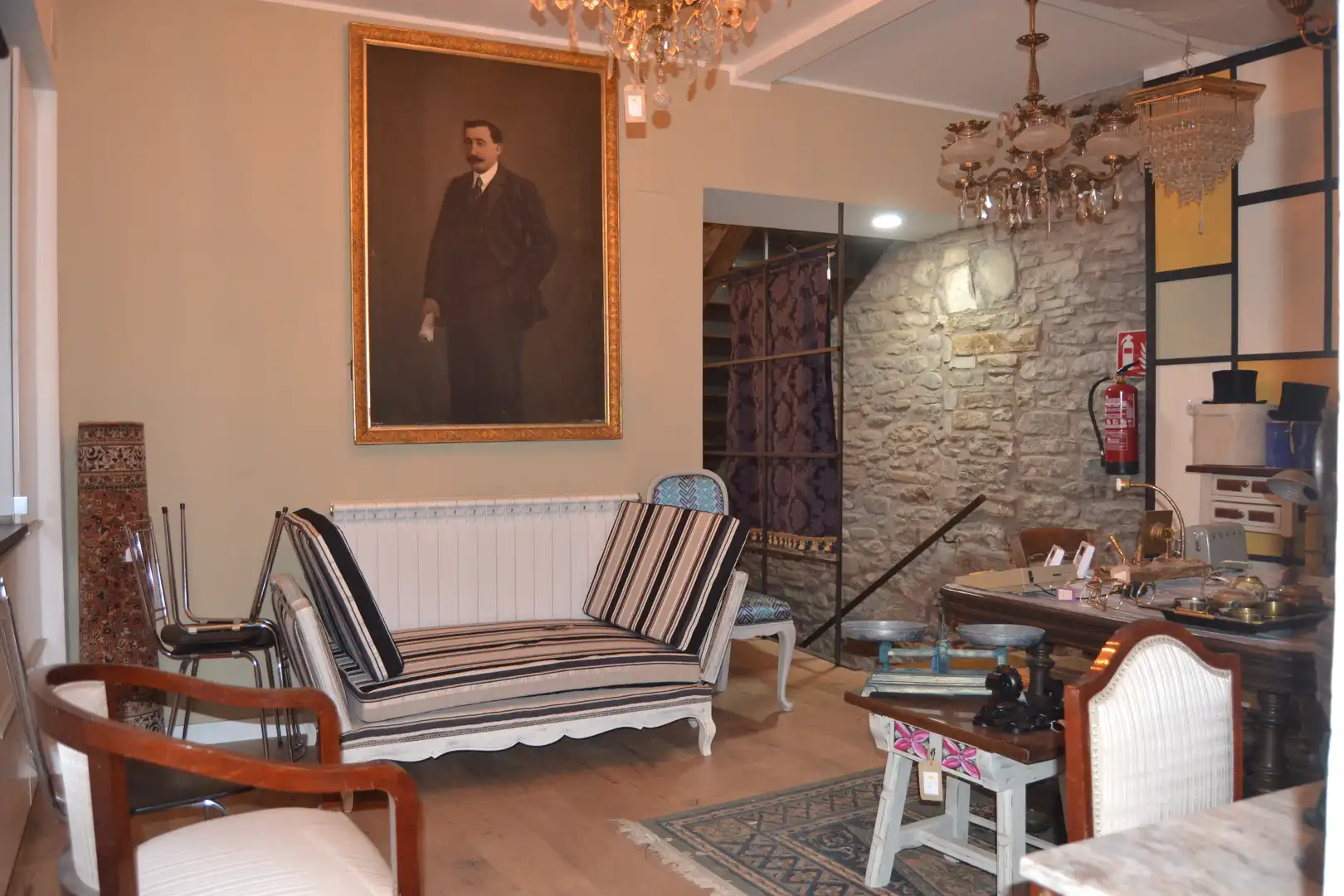 Sala d'estar de Casa o xalet en venda en Jaca amb Terrassa, Moblat i Balcó