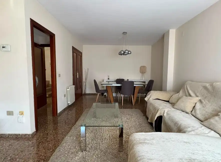 Wohnzimmer von Maisonette zur Miete in Castellón de la Plana / Castelló de la Plana mit Klimaanlage, Heizung und Terrasse