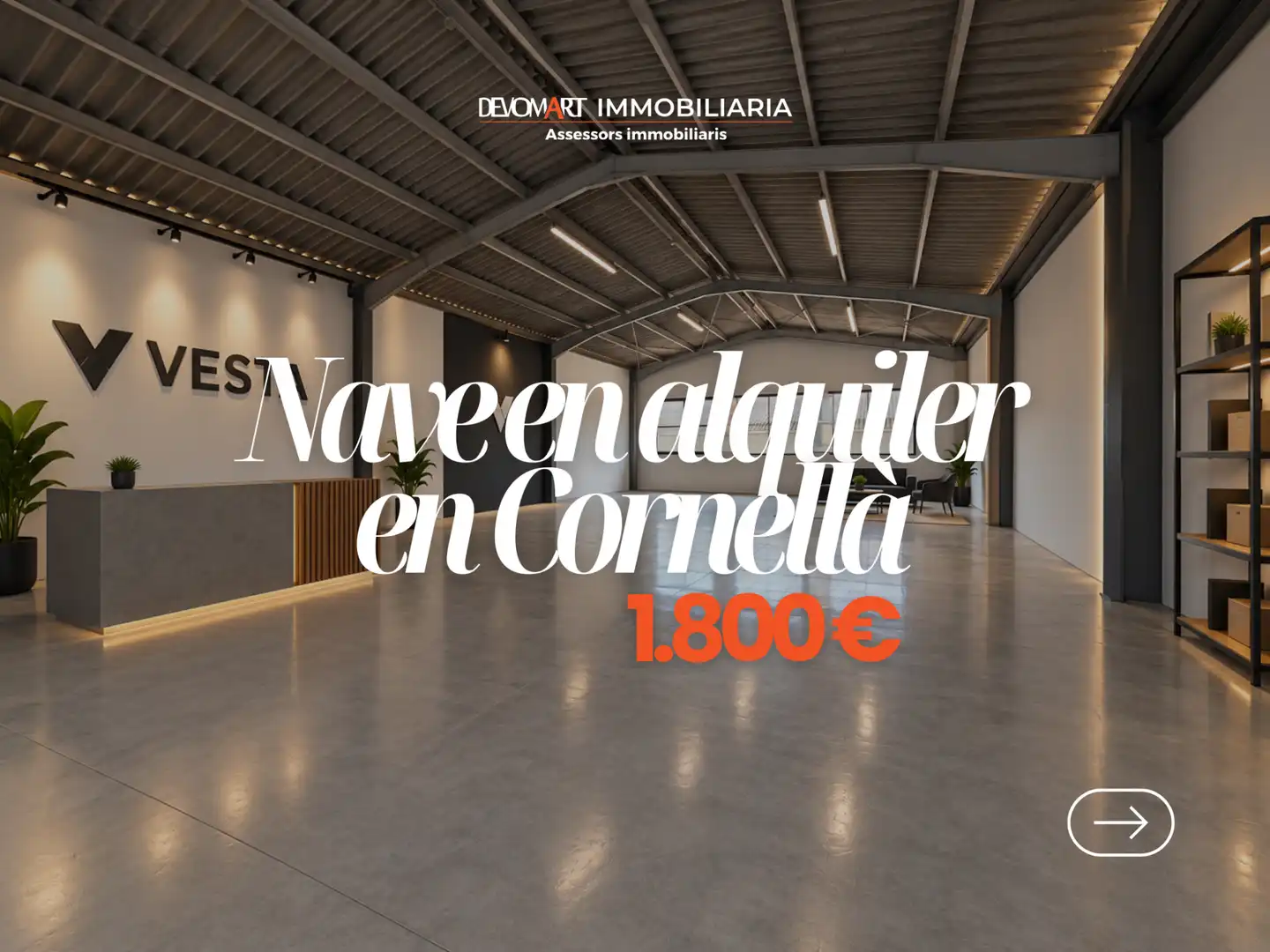 Nau industrial de lloguer a Carrer del Coure 11