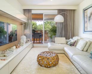 Living room of Apartment for sale in Marbella  with Air Conditioner, Terrace and Storage room