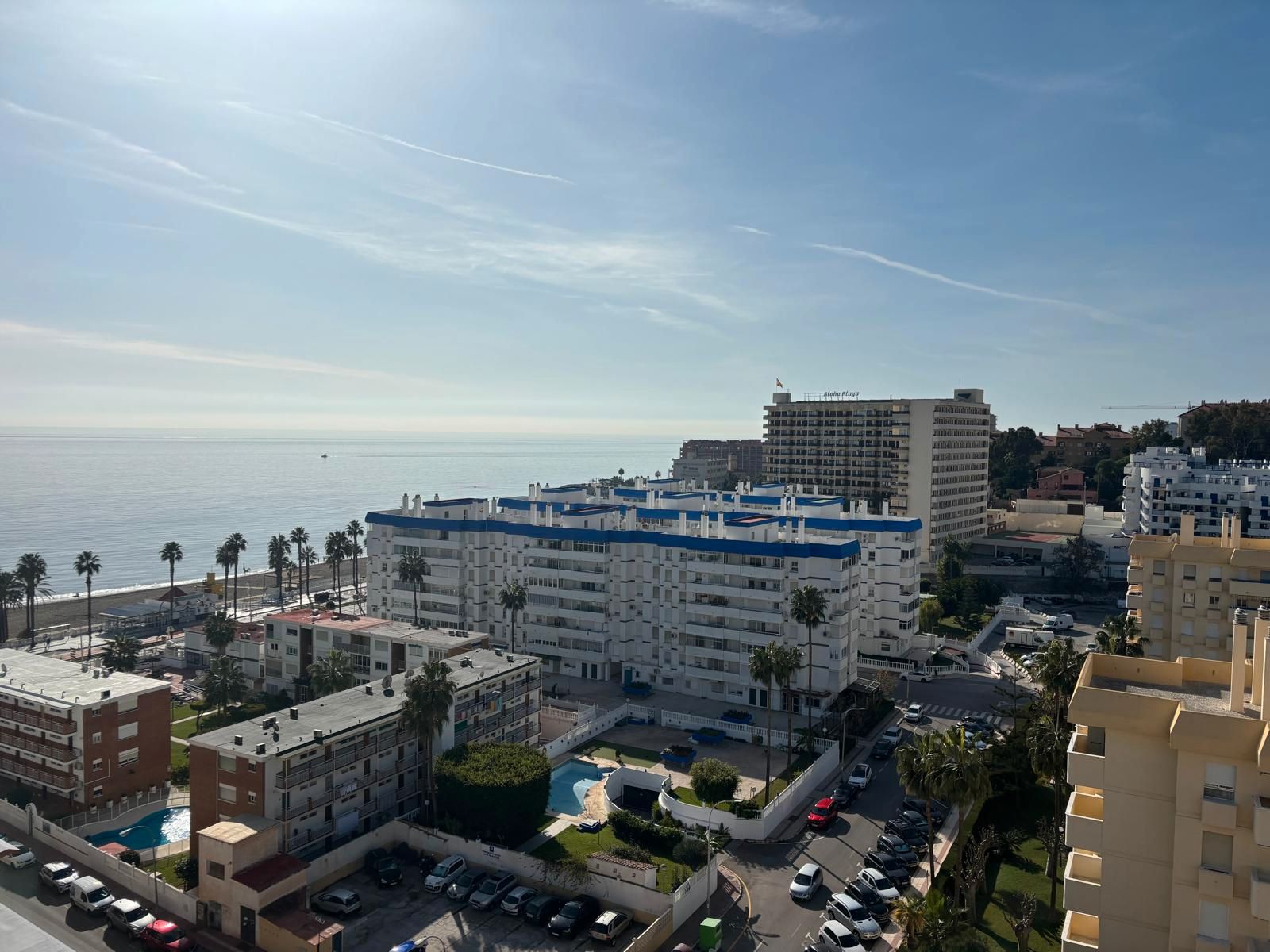 Vista exterior de Estudi en venda en Benalmádena amb Aire condicionat, Terrassa i Moblat